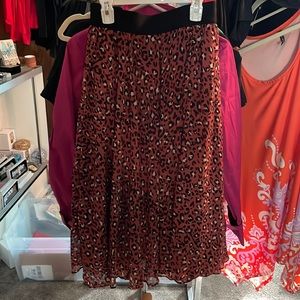 Rock A Billy Style -Wide Band Skirt With  Slip For Plus Size Gal